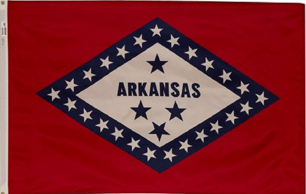 Nylon Arkansas Flag