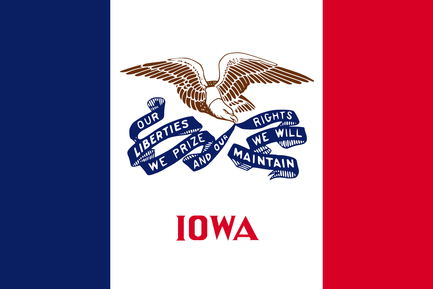 Iowa State Flag - 2x3 Feet