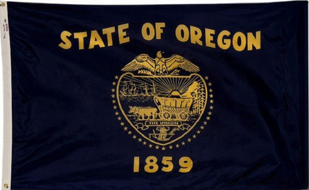 Nylon Oregon Flag