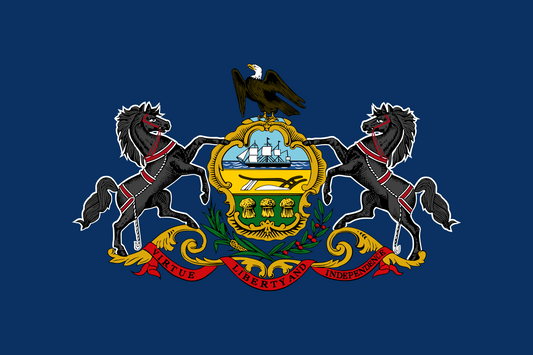 Pennsylvania State Flag - 2x3 Feet