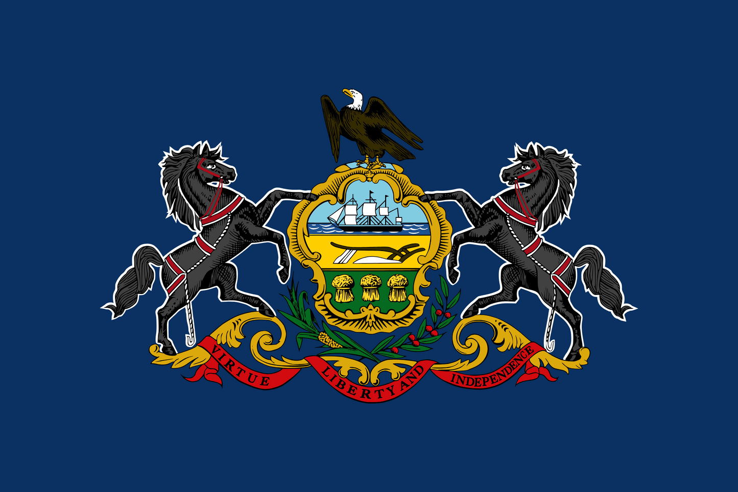 Pennsylvania State Flag - 4x6 Feet