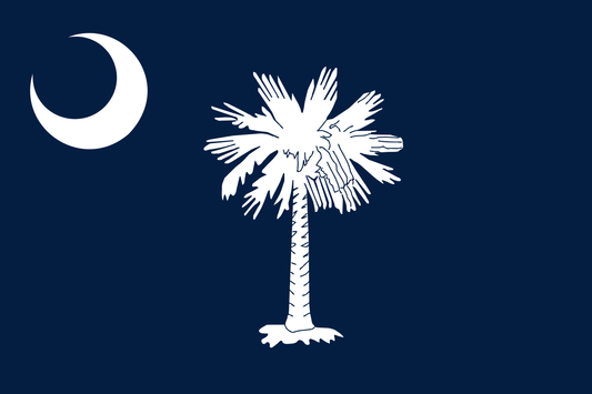 South Carolina State Flag - 2x3 Feet