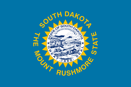 South Dakota State Flag - 4x6 Feet