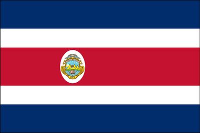 Costa Rica Country Flag