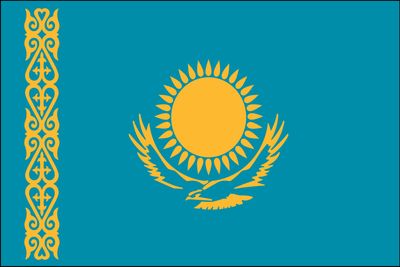 flag of Kazakhstan