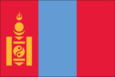 flag of Mongolia