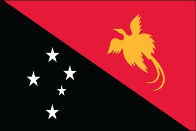 flag of Papua New Guinea