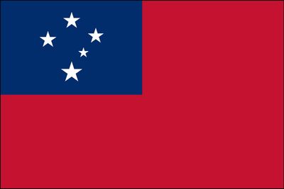 flag of Western Samoa
